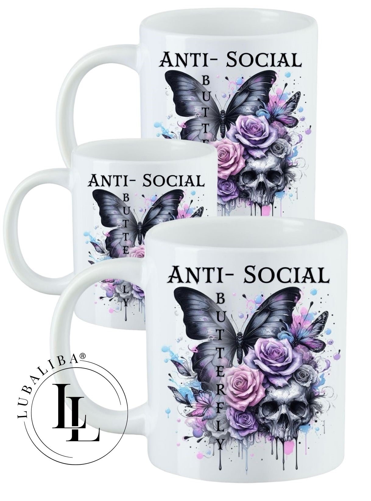 Tasse " Anti Social Butterfly " ArtNr.: DWO